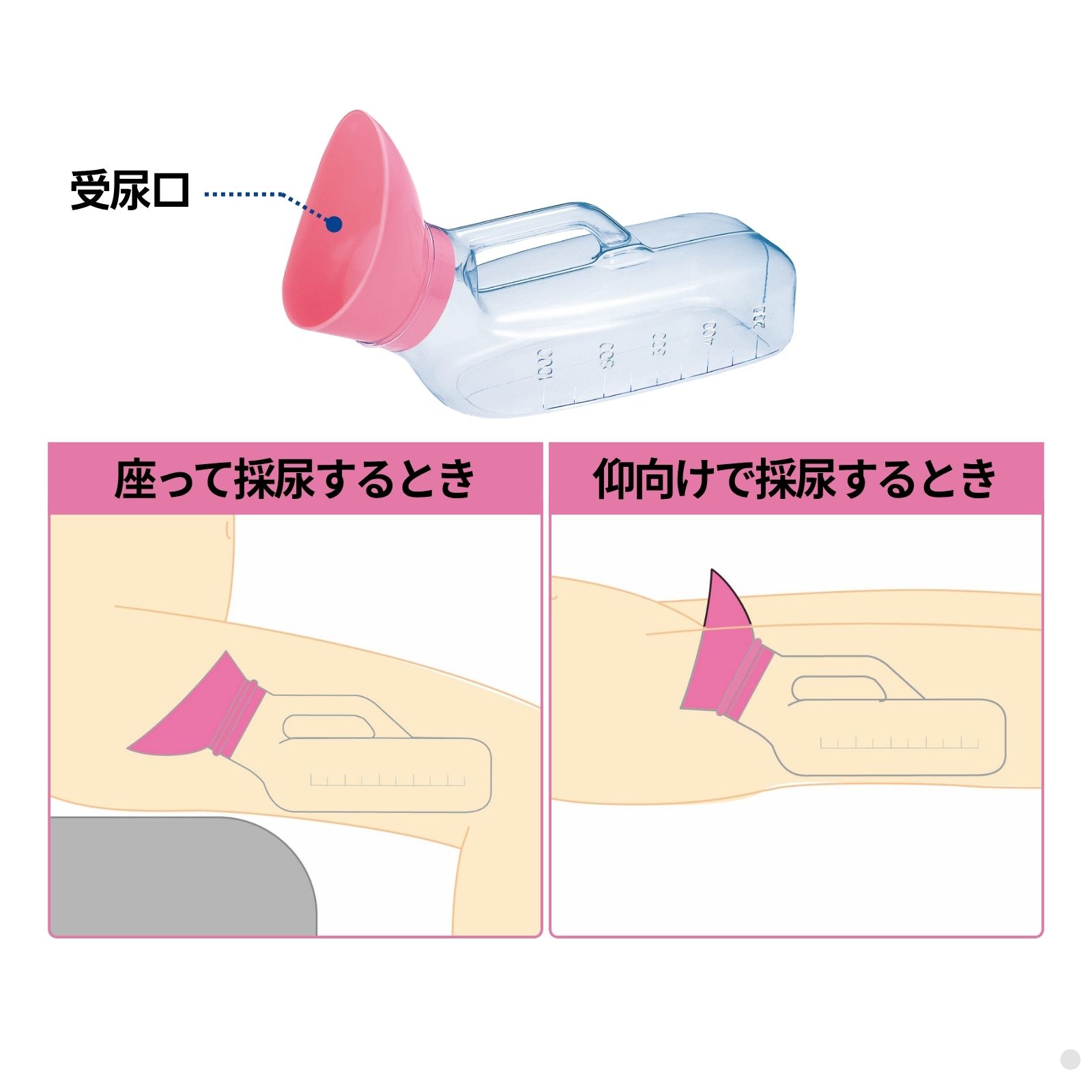 透明尿器 女性用 - ソエッテ